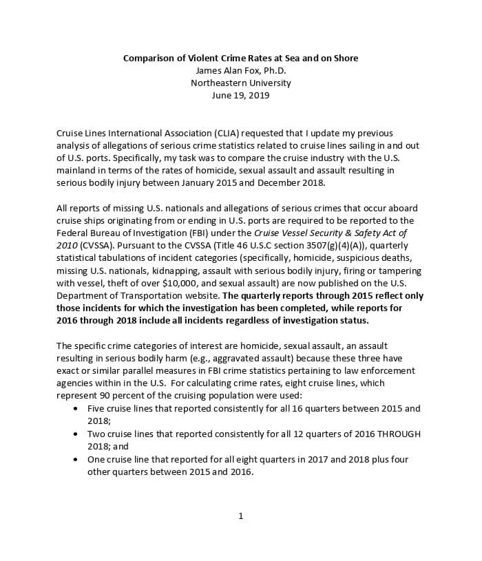 CLIA Crime Report 2015-2018